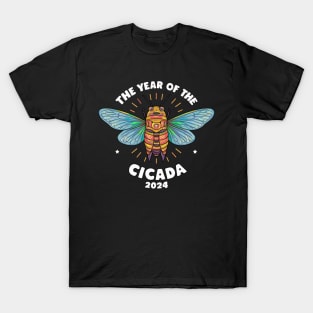 Cicada Lover Year Of The Cicada 2024 Entomology Cicada T-Shirt